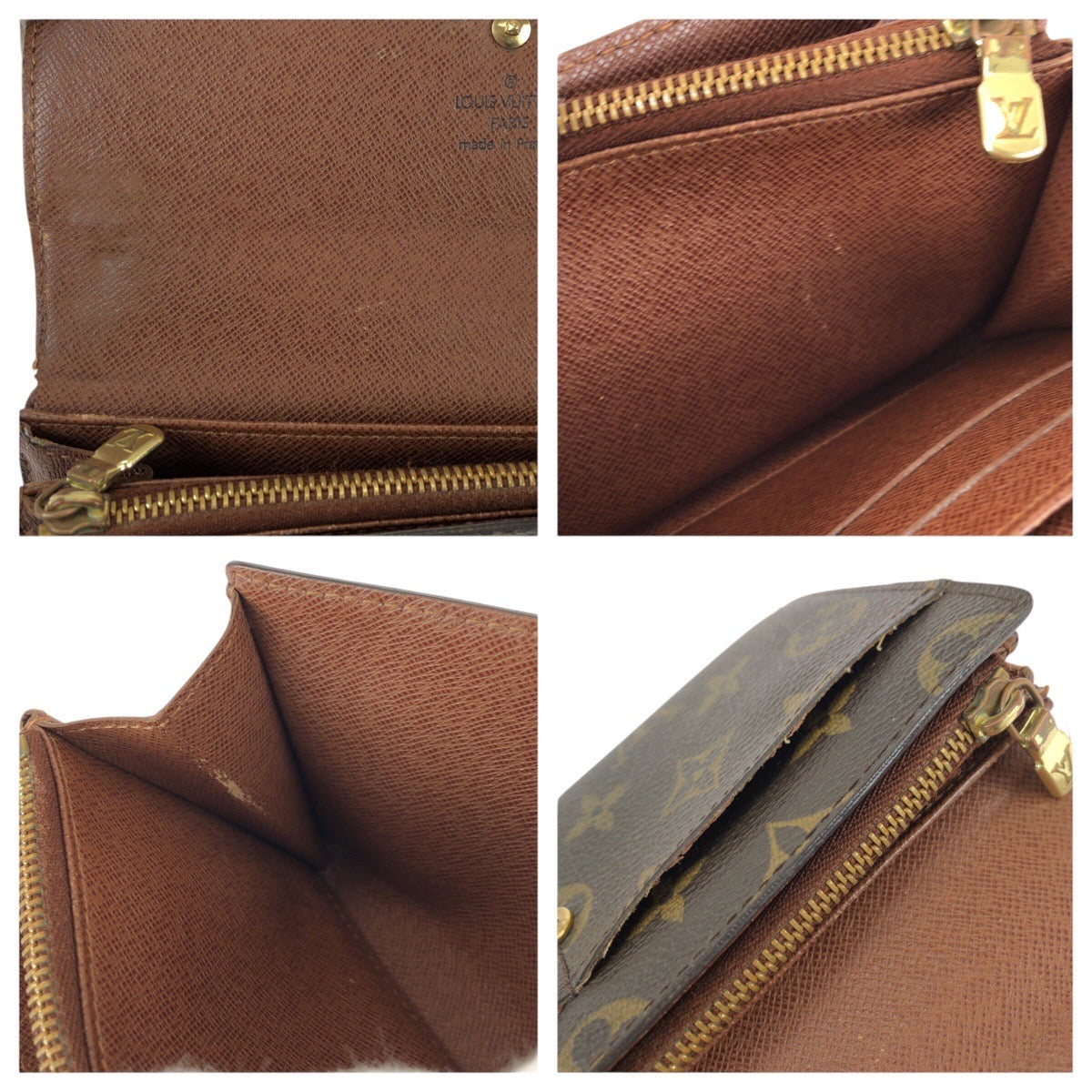 22772
LOUIS VUITTON ルイヴィトン モノグラム ポシェット ポルト モネ クレディ ブラウン ゴールド金具 PVC M61726 長財布 ロングウォレット メンズ AB9