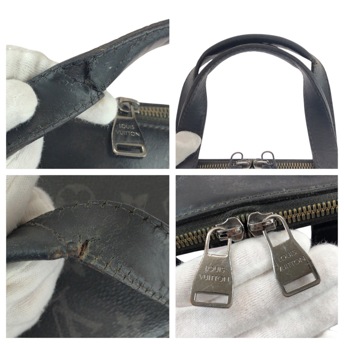 22773
LOUIS VUITTON ルイヴィトン モノグラム エクリプス エクスプローラー ブラック 黒 シルバー金具 PVC / レザー M40566 ビジネスバッグ ブリーフケース メンズ B35