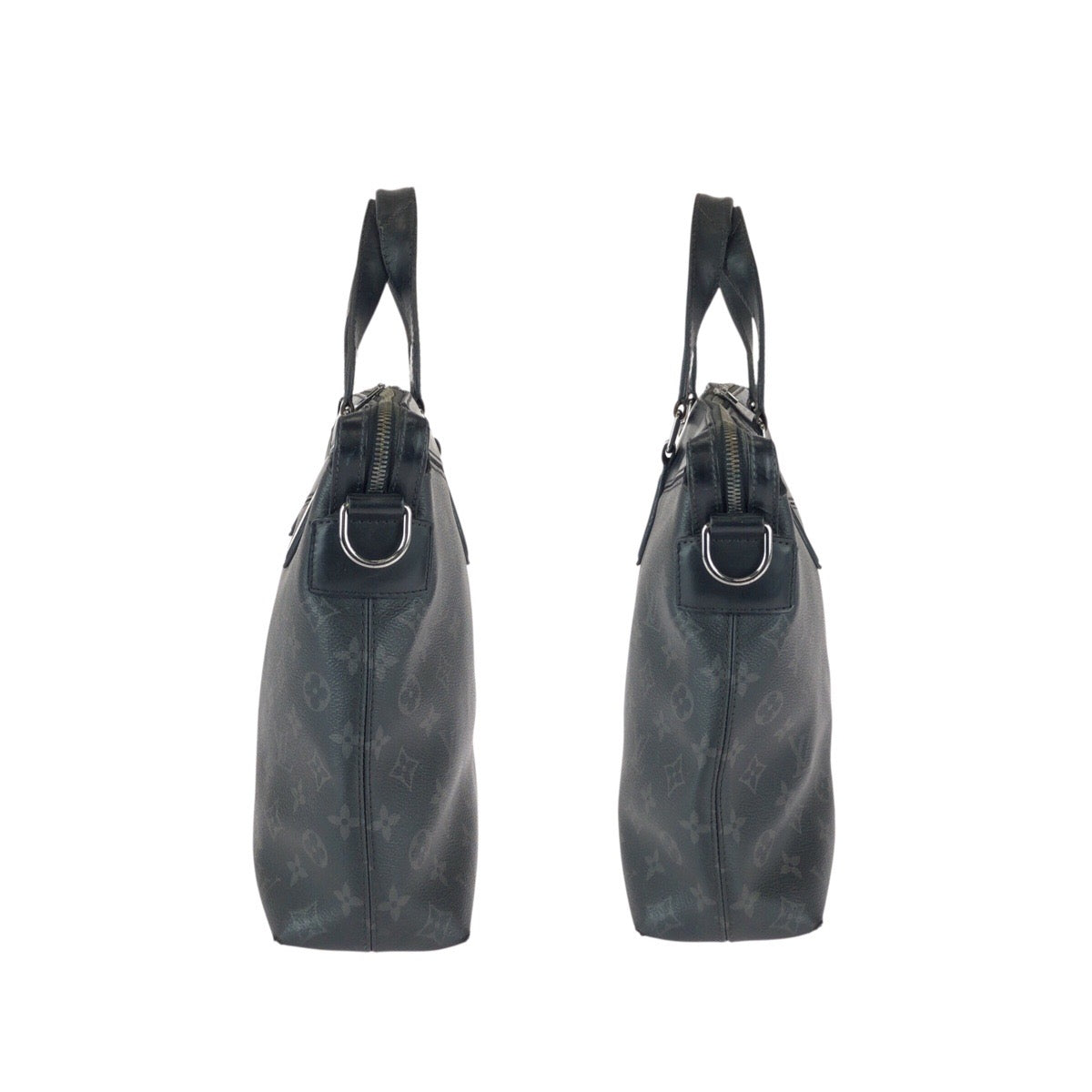 22773
LOUIS VUITTON ルイヴィトン モノグラム エクリプス エクスプローラー ブラック 黒 シルバー金具 PVC / レザー M40566 ビジネスバッグ ブリーフケース メンズ B35