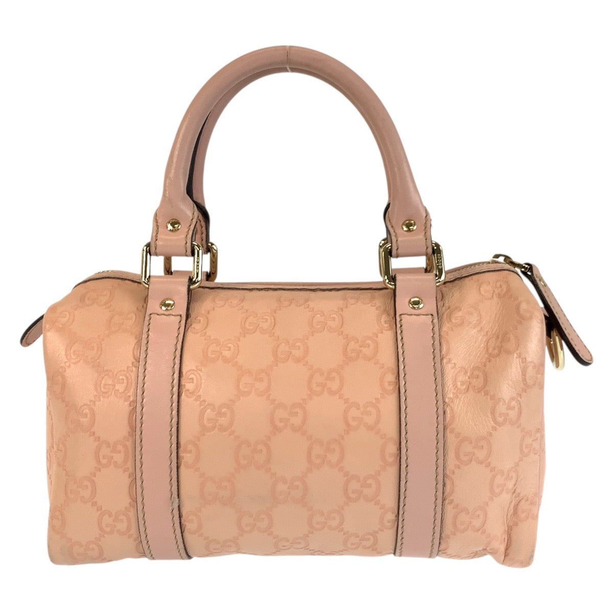 22777
GUCCI グッチ グッチシマ ピンク ゴールド金具 レザー 193604 ハンドバッグ ミニボストンバッグ レディース ABP42