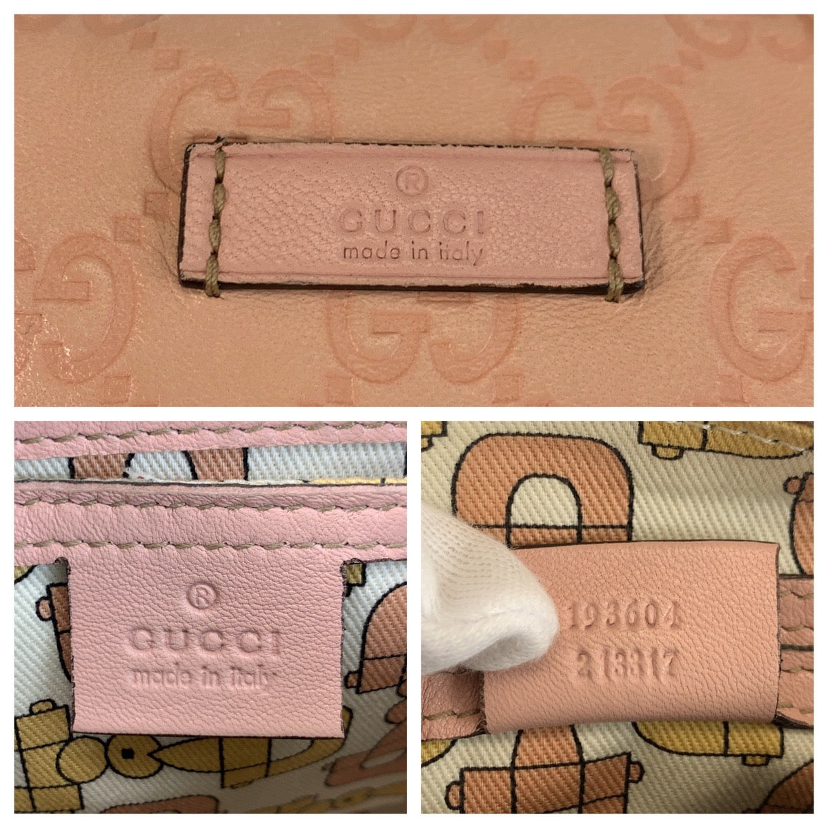 22777
GUCCI グッチ グッチシマ ピンク ゴールド金具 レザー 193604 ハンドバッグ ミニボストンバッグ レディース ABP42