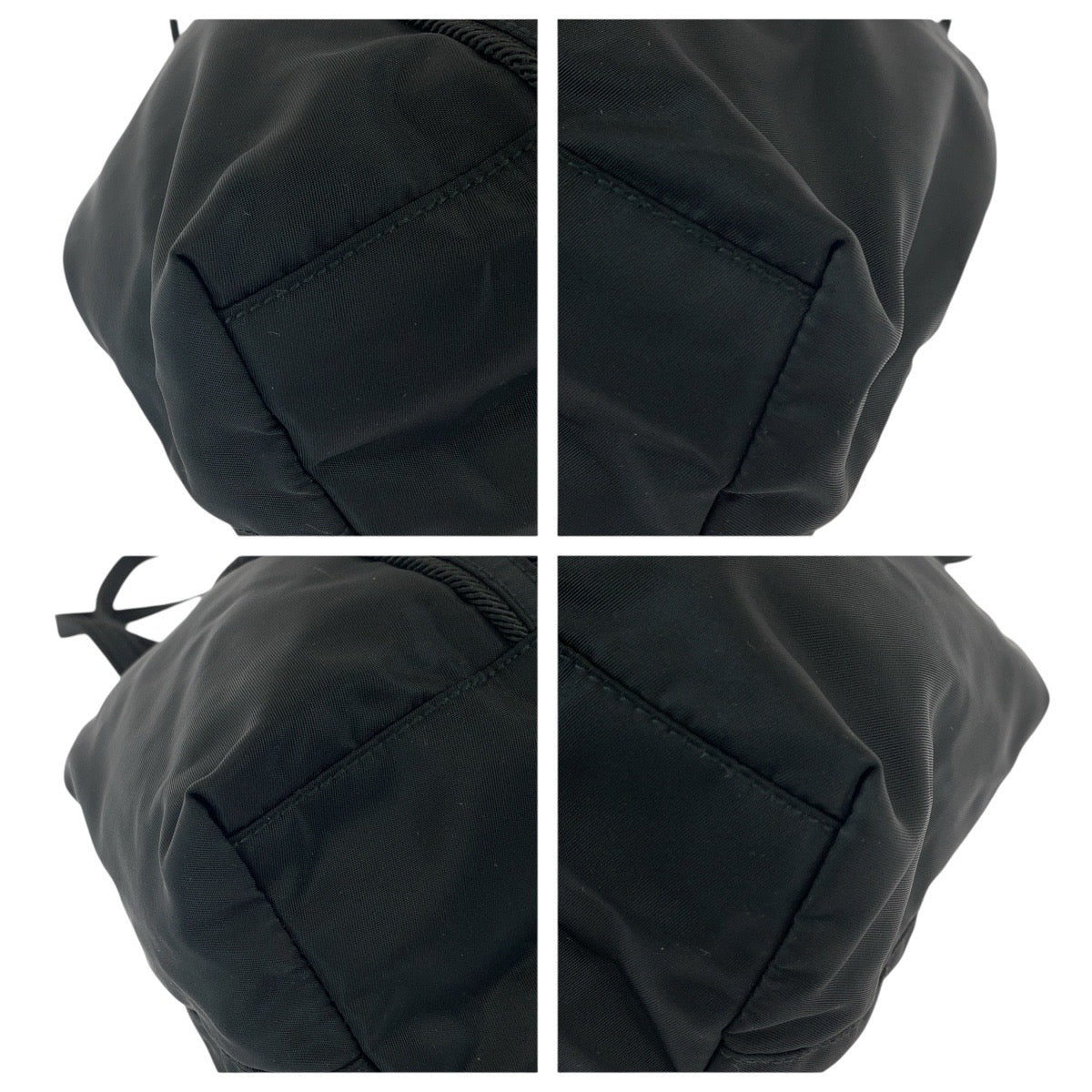 22779
PRADA プラダ テスート ブラック 黒 シルバー金具 ナイロン ショルダーバッグ トートバッグ レディース ABP35