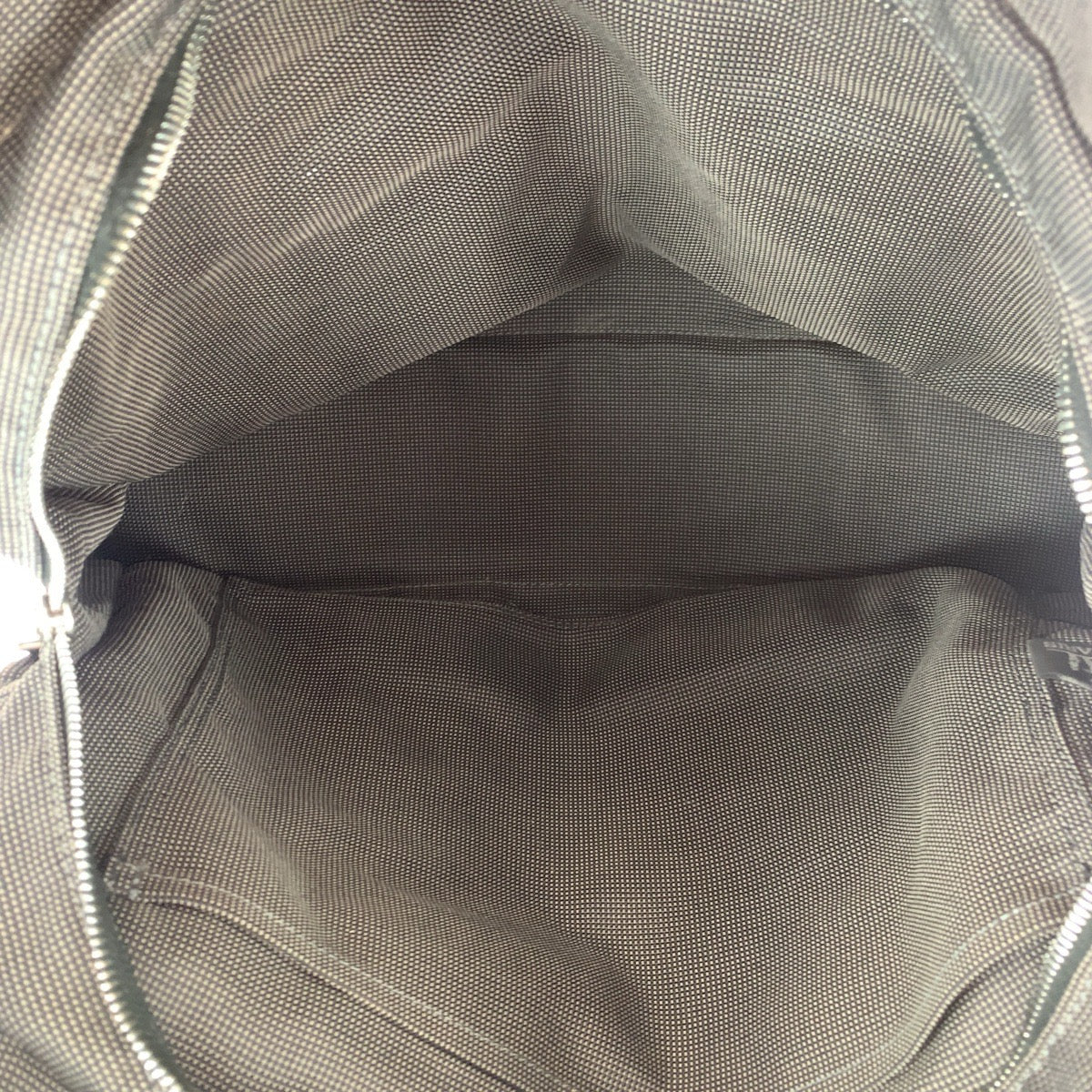 22783
HERMES エルメス エールライン MM グレー シルバー金具 キャンバス トートバッグ 男女兼用 メンズ AB28