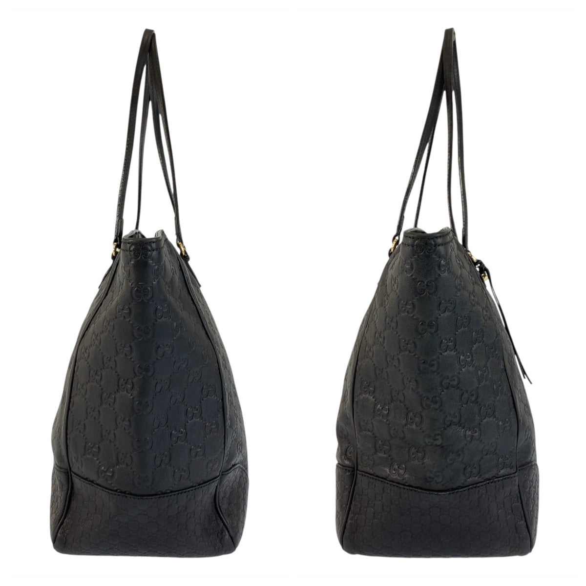 22785
GUCCI グッチ グッチシマ ブラック 黒 ゴールド金具 レザー 323671 トートバッグ ショルダーバッグ レディース ABP50