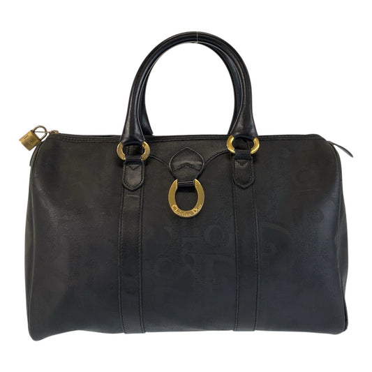 22786
Christian Dior クリスチャンディオール ヴィンテージ トロッター ブラック 黒 ゴールド金具 PVC / レザー ハンドバッグ ボストンバッグ レディース AB50