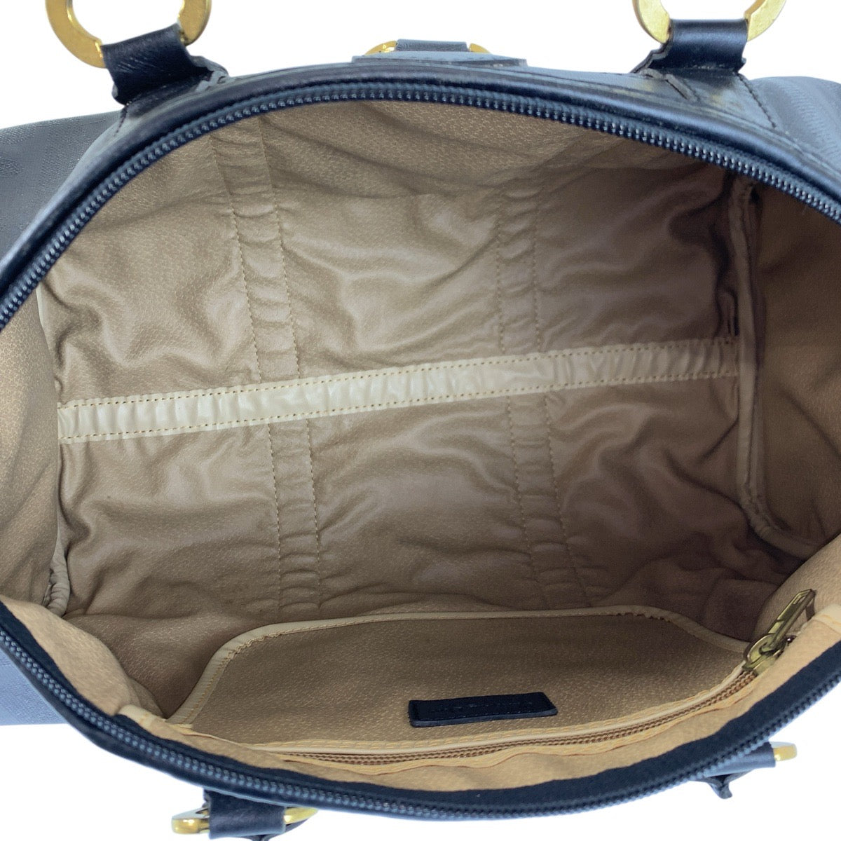 22786
Christian Dior クリスチャンディオール ヴィンテージ トロッター ブラック 黒 ゴールド金具 PVC / レザー ハンドバッグ ボストンバッグ レディース AB50