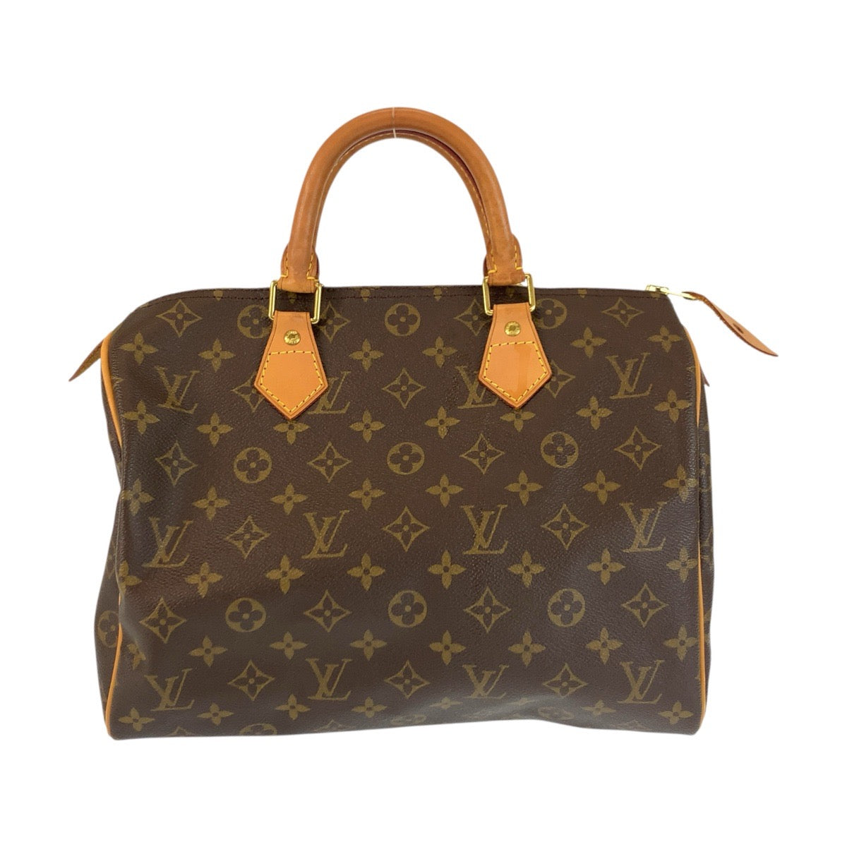 22788
LOUIS VUITTON ルイヴィトン モノグラム スピーディ30 ブラウン ゴールド金具 PVC / レザー M41526 ハンドバッグ ミニボストン レディース ABP80