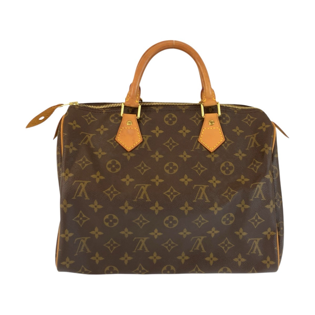 22788
LOUIS VUITTON ルイヴィトン モノグラム スピーディ30 ブラウン ゴールド金具 PVC / レザー M41526 ハンドバッグ ミニボストン レディース ABP80