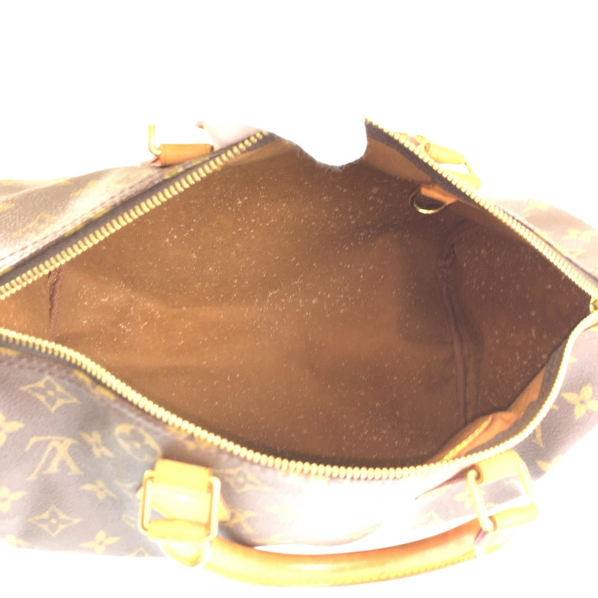 22788
LOUIS VUITTON ルイヴィトン モノグラム スピーディ30 ブラウン ゴールド金具 PVC / レザー M41526 ハンドバッグ ミニボストン レディース ABP80