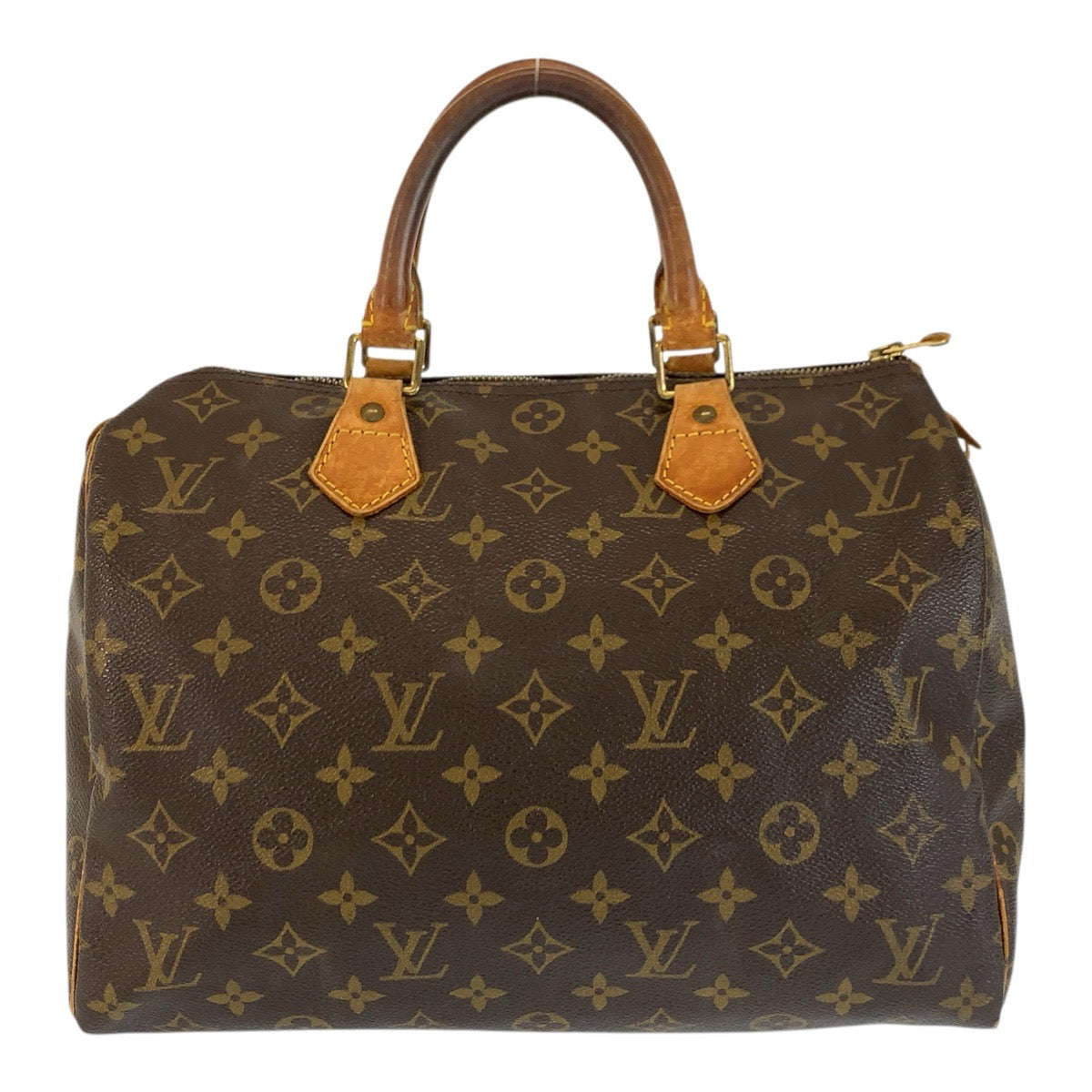 22789
LOUIS VUITTON ルイヴィトン モノグラム スピーディ30 ブラウン ゴールド金具 PVC / レザー M41526 ハンドバッグ ミニボストンバッグ レディース B42