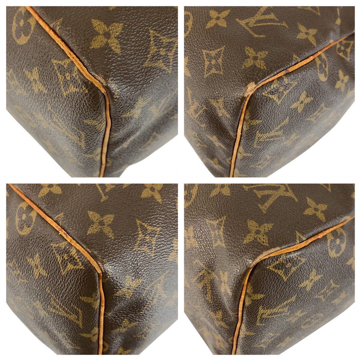 22789
LOUIS VUITTON ルイヴィトン モノグラム スピーディ30 ブラウン ゴールド金具 PVC / レザー M41526 ハンドバッグ ミニボストンバッグ レディース B42