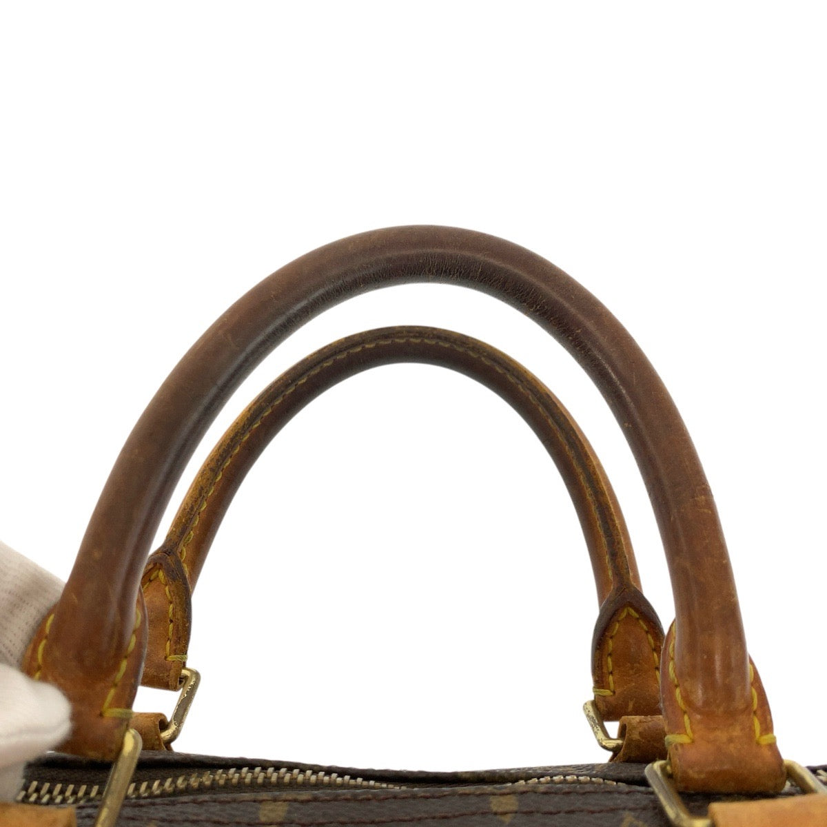 22789
LOUIS VUITTON ルイヴィトン モノグラム スピーディ30 ブラウン ゴールド金具 PVC / レザー M41526 ハンドバッグ ミニボストンバッグ レディース B42