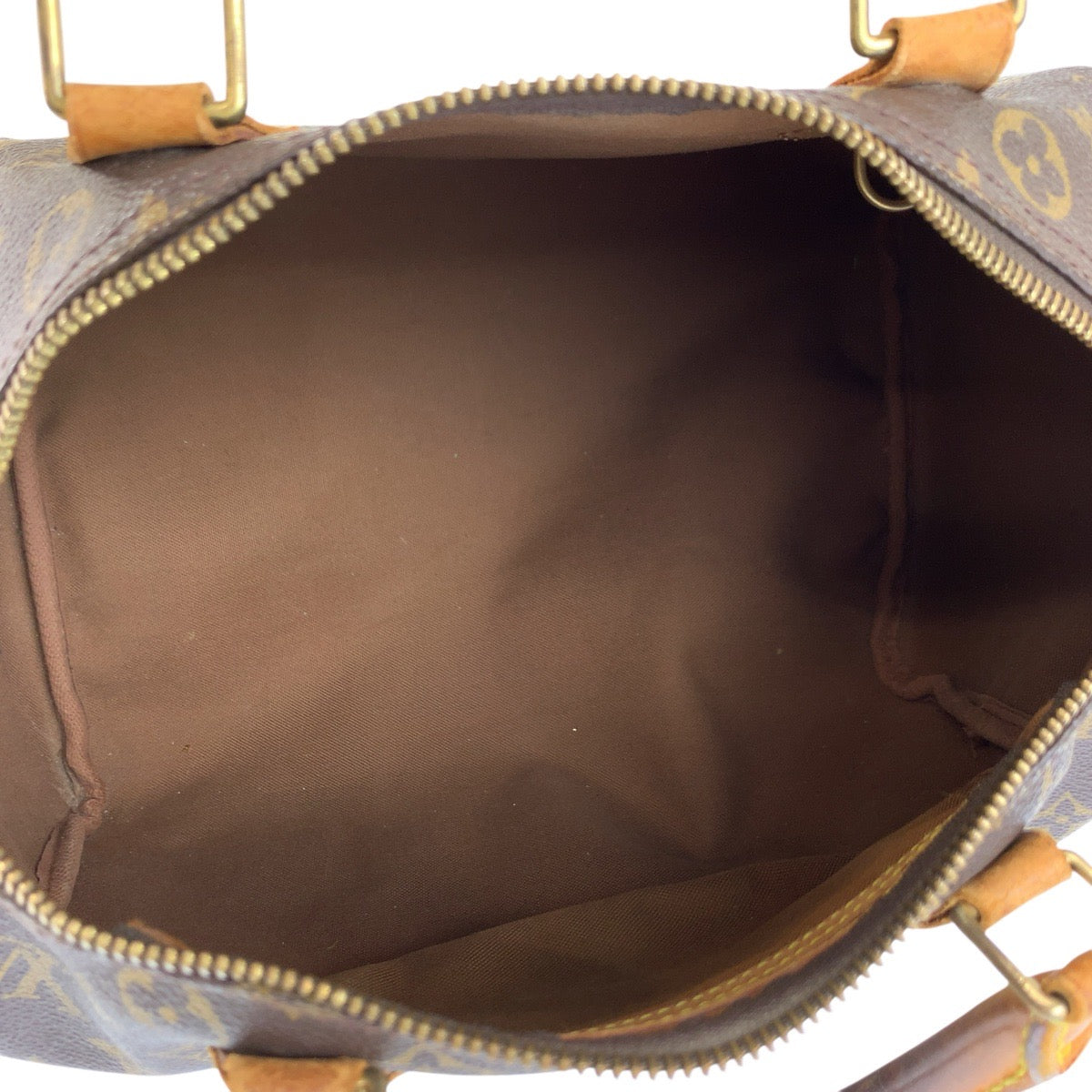 22789
LOUIS VUITTON ルイヴィトン モノグラム スピーディ30 ブラウン ゴールド金具 PVC / レザー M41526 ハンドバッグ ミニボストンバッグ レディース B42