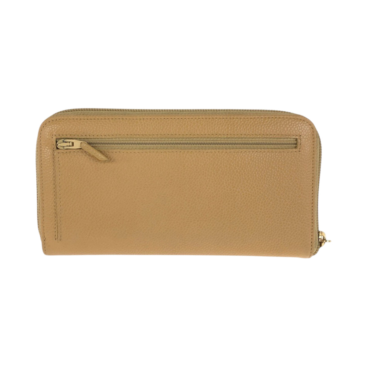 22793
CHANEL シャネル ココマーク ベージュ ゴールド金具 キャビアスキン 長財布 ラウンドファスナー レディース ABP70