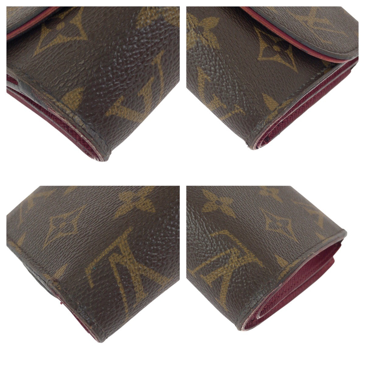 22796
LOUIS VUITTON ルイヴィトン モノグラム ポルトフォイユ アリアンヌ ブラウン ピンク ゴールド金具 PVC M62036 折財布 コンパクトウォレット レディース AB15