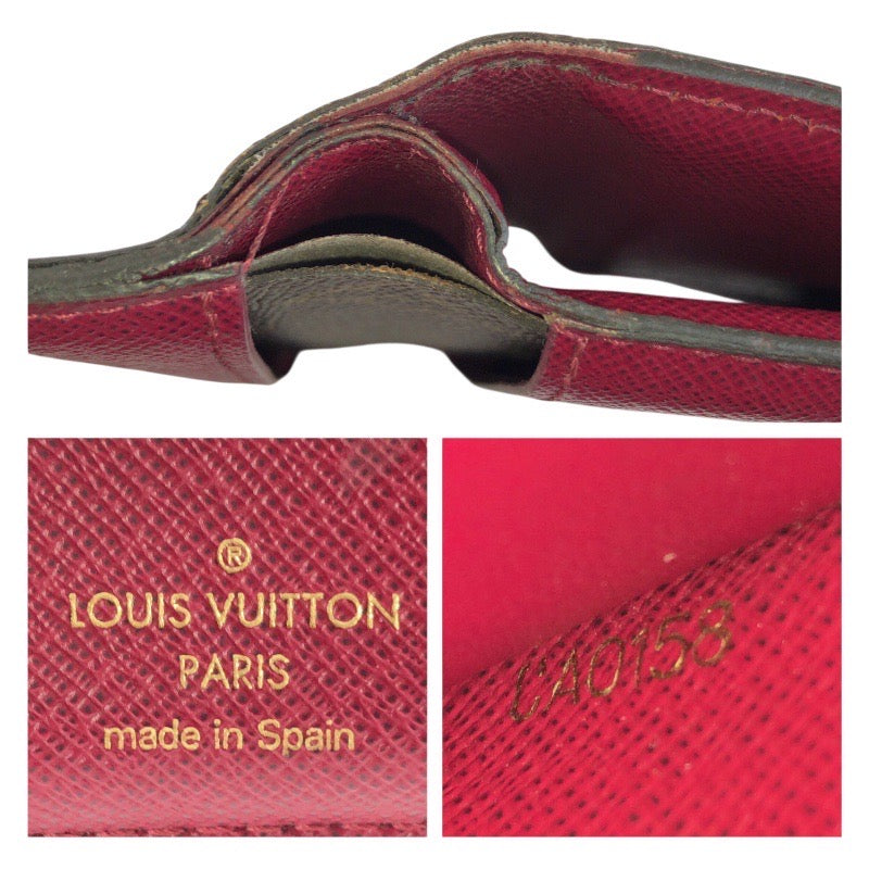 22796
LOUIS VUITTON ルイヴィトン モノグラム ポルトフォイユ アリアンヌ ブラウン ピンク ゴールド金具 PVC M62036 折財布 コンパクトウォレット レディース AB15