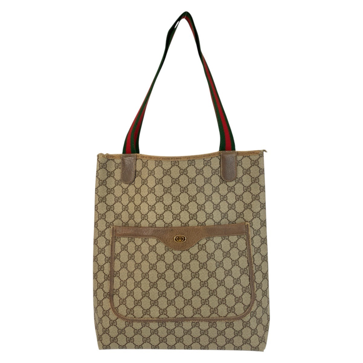 22798
GUCCI グッチ ヴィンテージ シェリーライン ベージュ ブラウン GGスプリームキャンバス 39 02 003 トートバッグ ショルダーバッグ レディース B15