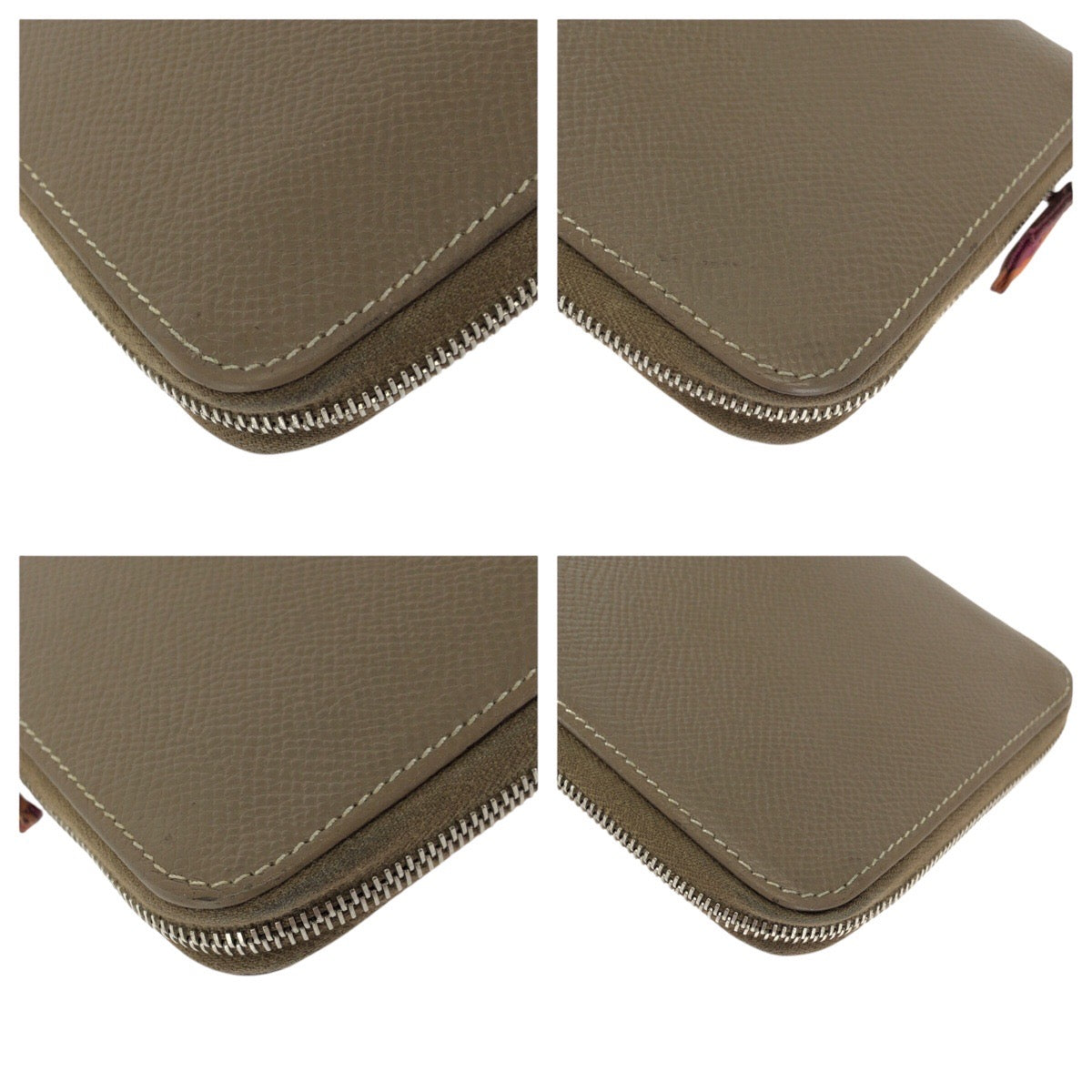 22800
HERMES エルメス アザップロング シルクイン エトゥープ ベージュ シルバー金具 ヴォーエプソン 長財布 ラウンドファスナー □O刻印 レディース ABP42