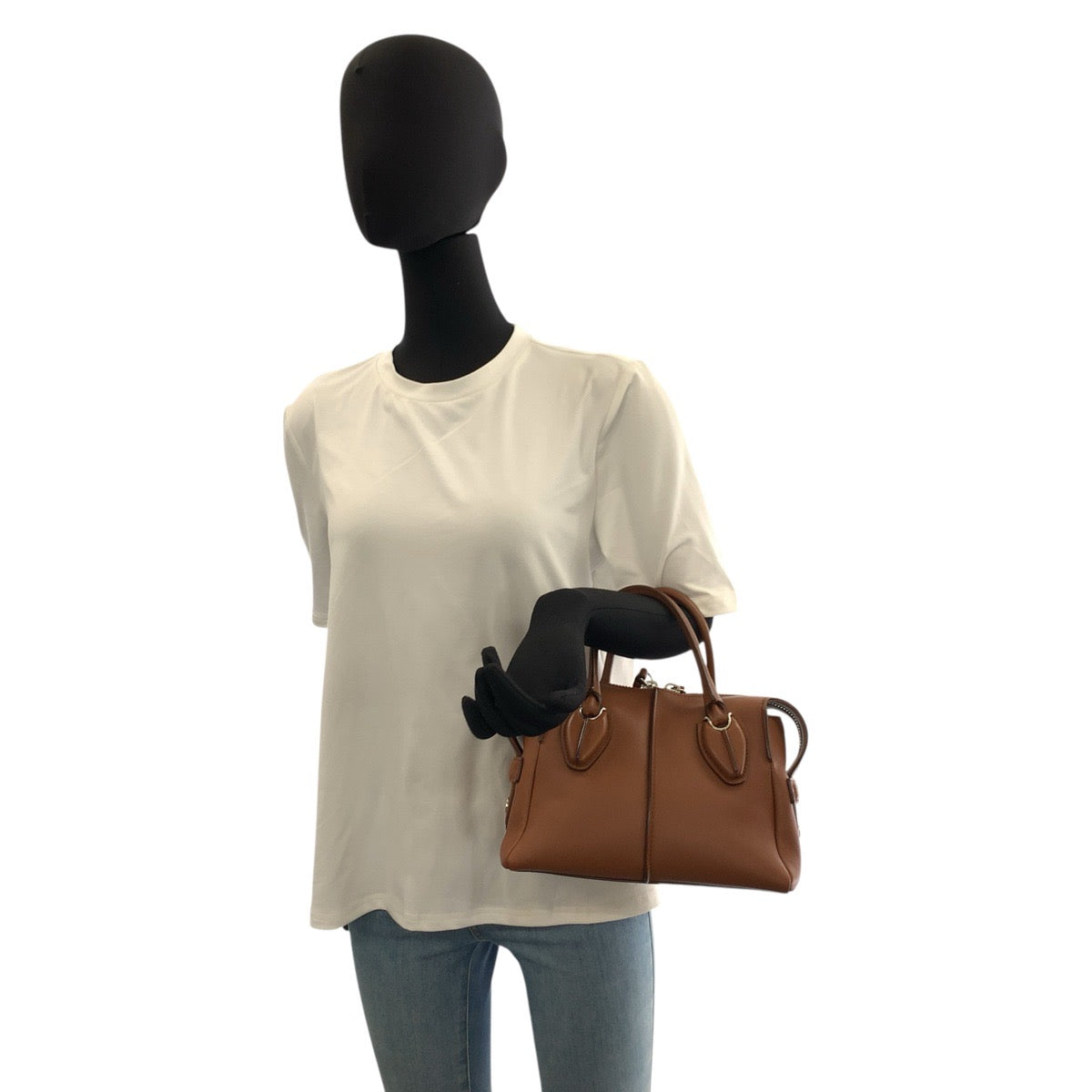22803
TOD’S トッズ Dバッグ Dスタイリング ブラウン シルバー金具 レザー ハンドバッグ ショルダーバッグ 2way レディース ABP42