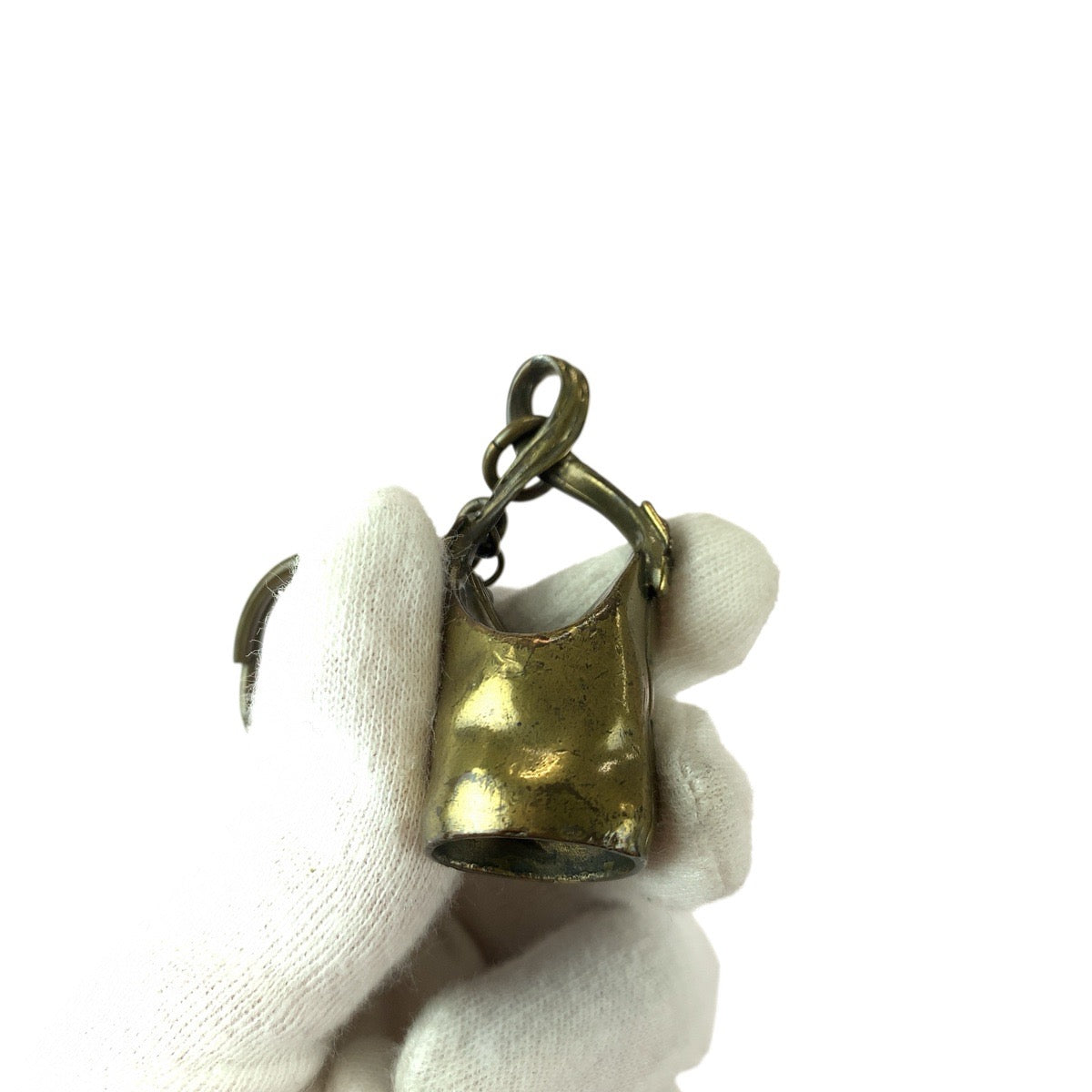 22805
COACH コーチ ヴィンテージ オールドコーチ バック型 ゴールド / ブラス キーホルダー バッグチャーム 男女兼用 レディース AB5