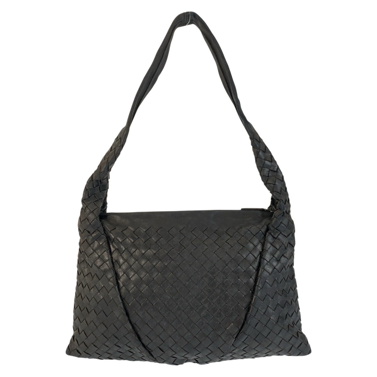 22809
BOTTEGAVENETA ボッテガヴェネタ イントレチャート ブラック 黒 レザー 9G00027486G917 ショルダーバッグ レディース AB50