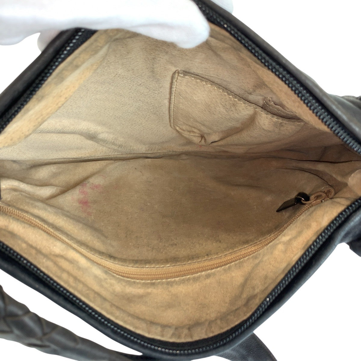 22809
BOTTEGAVENETA ボッテガヴェネタ イントレチャート ブラック 黒 レザー 9G00027486G917 ショルダーバッグ レディース AB50