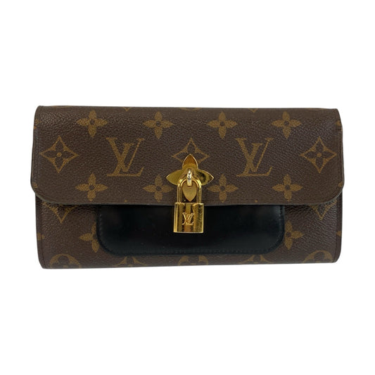22810
LOUIS VUITTON ルイヴィトン ポルトフォイユ フラワー モノグラム ブラウン ゴールド金具 PVC M62577 長財布 ロングウォレット レディース ABP28
