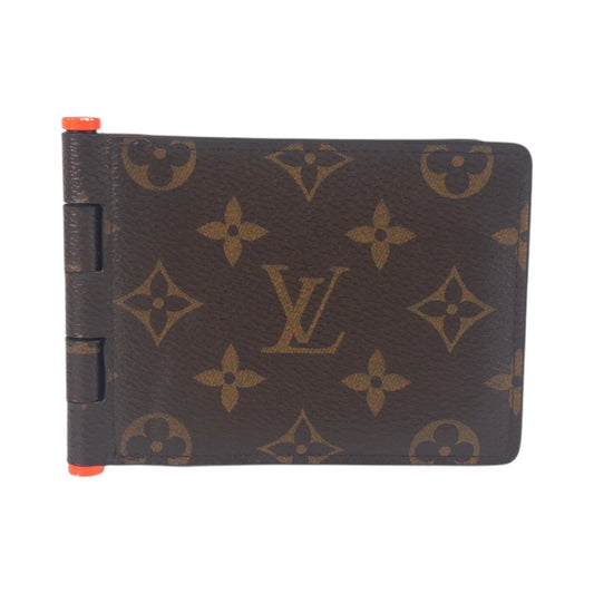 22812
LOUIS VUITTON ルイヴィトン モノグラム ポルトフォイユミュルティプル ブラウン オレンジ PVC / レザー M67450 札入れ コンパクトウォレット メンズ ABP49
