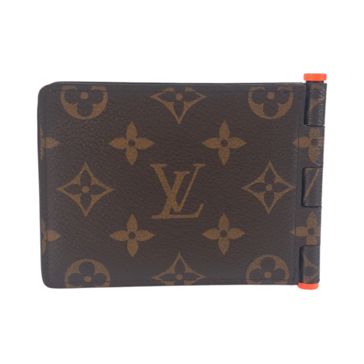 22812
LOUIS VUITTON ルイヴィトン モノグラム ポルトフォイユミュルティプル ブラウン オレンジ PVC / レザー M67450 札入れ コンパクトウォレット メンズ ABP49