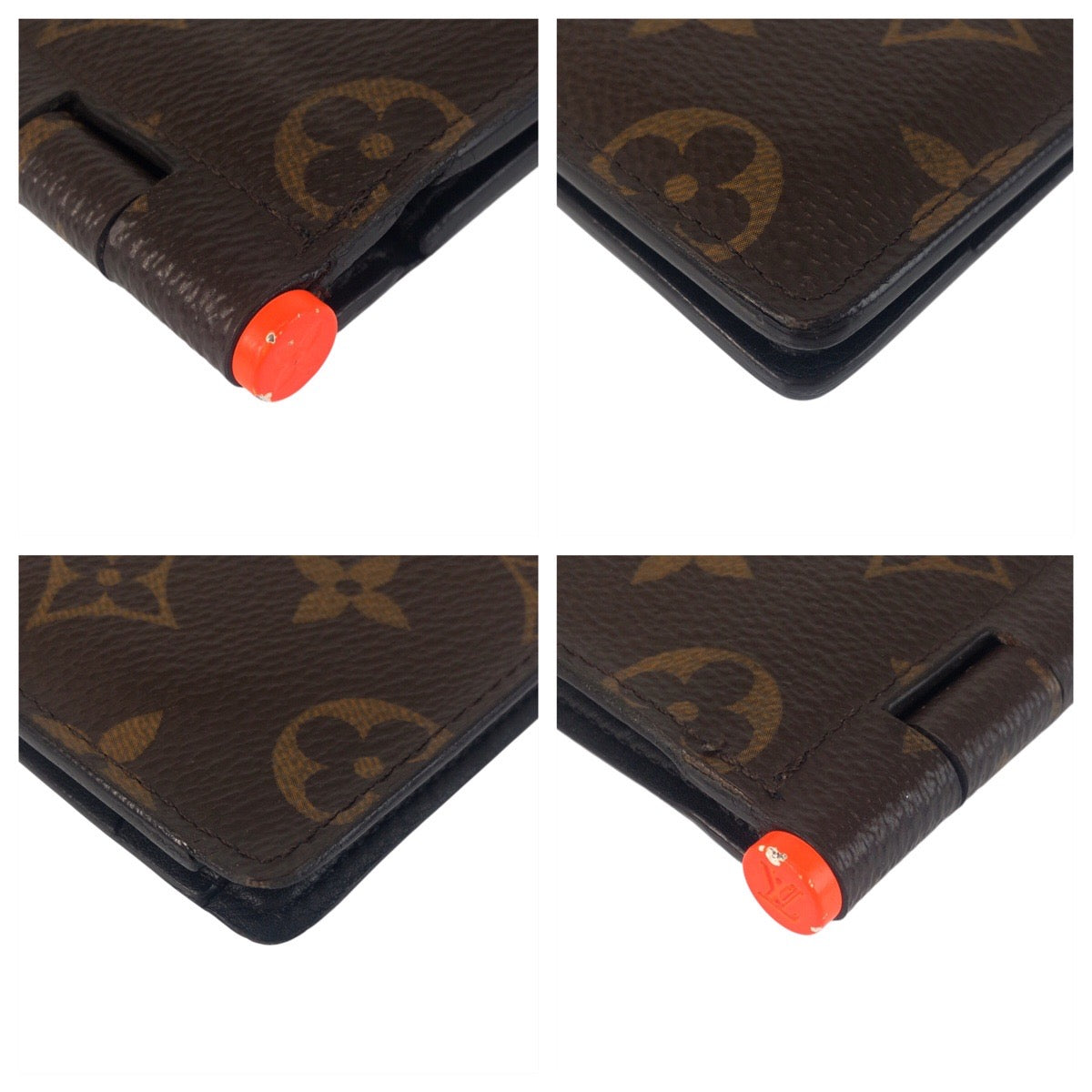22812
LOUIS VUITTON ルイヴィトン モノグラム ポルトフォイユミュルティプル ブラウン オレンジ PVC / レザー M67450 札入れ コンパクトウォレット メンズ ABP49