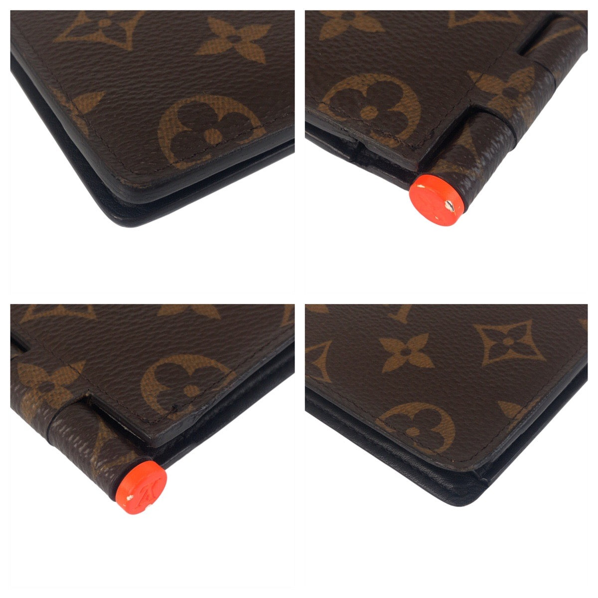 22812
LOUIS VUITTON ルイヴィトン モノグラム ポルトフォイユミュルティプル ブラウン オレンジ PVC / レザー M67450 札入れ コンパクトウォレット メンズ ABP49