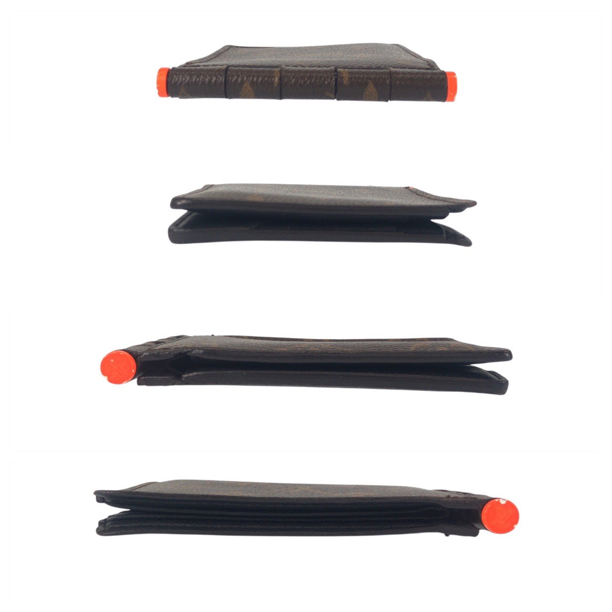 22812
LOUIS VUITTON ルイヴィトン モノグラム ポルトフォイユミュルティプル ブラウン オレンジ PVC / レザー M67450 札入れ コンパクトウォレット メンズ ABP49