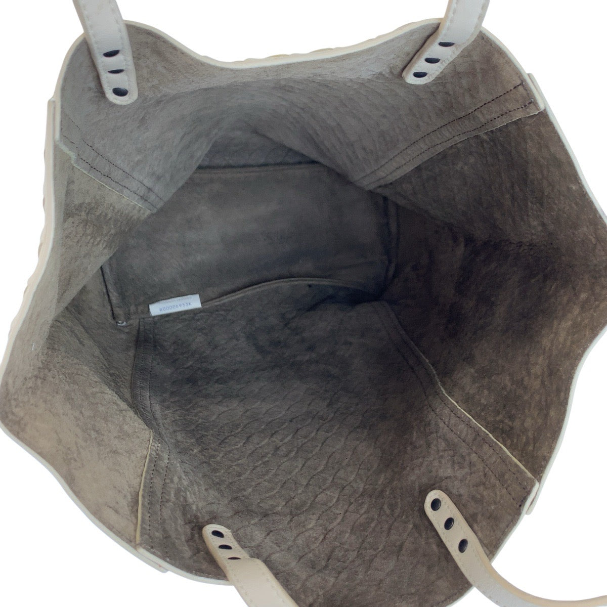 22814
BOTTEGAVENETA Bottega Veneta Intrecciato Ivory Leather B00006933K Tote Bag Handbag Ladies A70
