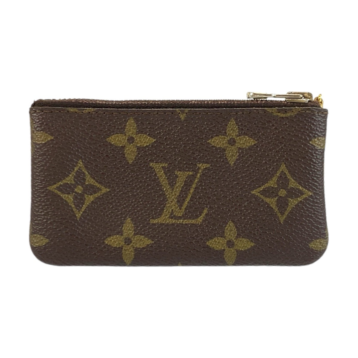 22815
LOUIS VUITTON ルイヴィトン モノグラム ポシェット クレ ブラウン ゴールド金具 PVC M62650 コインケース カードキーケース メンズ ABP14