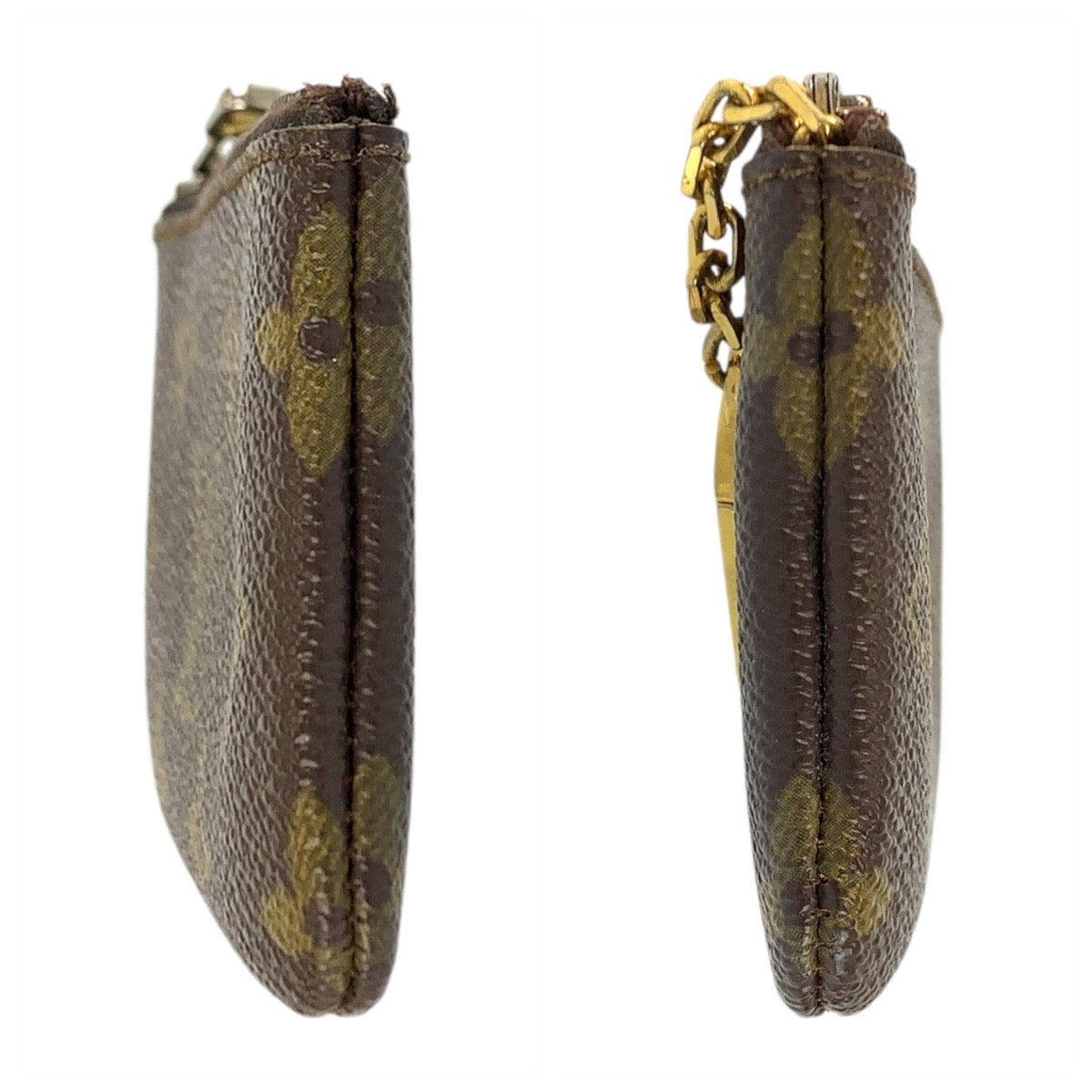 22815
LOUIS VUITTON ルイヴィトン モノグラム ポシェット クレ ブラウン ゴールド金具 PVC M62650 コインケース カードキーケース メンズ ABP14