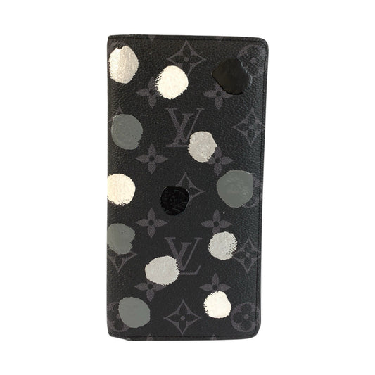 22821
LOUIS VUITTON ルイヴィトン モノグラムエクリプス ポルトフォイユ ペインティッド ドット 草間彌生 ブラック 黒 グレー PVC M81932 長財布 ロングウォレット メンズ ABP82