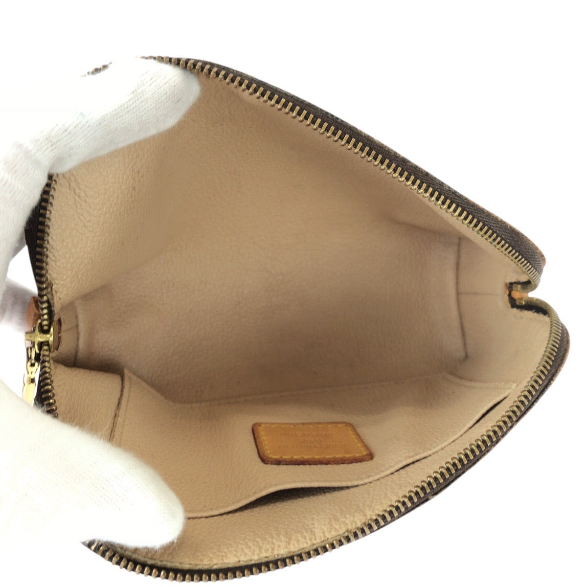 22822
LOUIS VUITTON ルイヴィトン モノグラム ブラウン ゴールド金具 PVC M47515 ポーチ 化粧ポーチ レディース ABP35