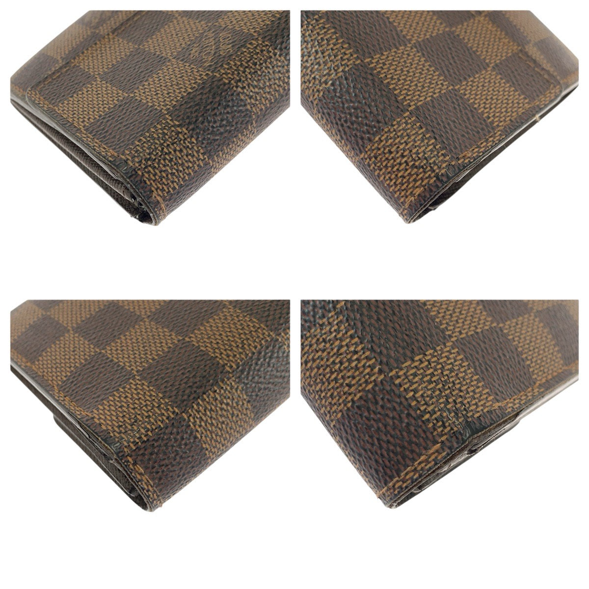 22823
LOUIS VUITTON ルイヴィトン ダミエ エベヌ ポルトフォイユ サラ ブラウン ゴールド金具 PVC N61734 長財布 ロングウォレット メンズ ABP21