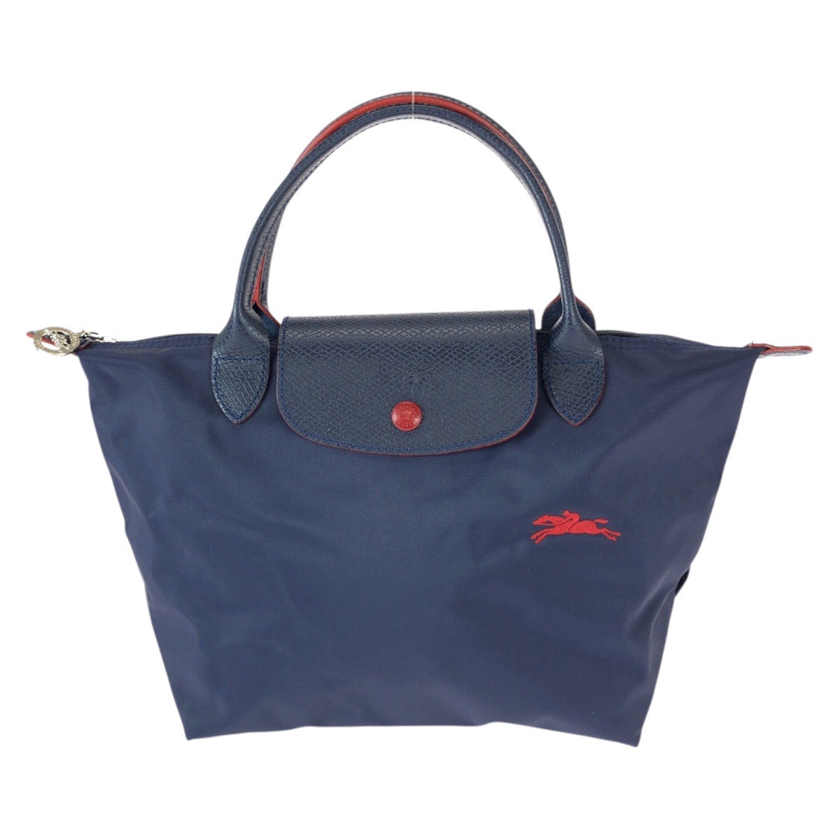 22827
Longchamp ロンシャン ル プリアージュ クラブ S ネイビー レッド シルバー金具 ナイロン / レザー L1621619556 トートバッグ ハンドバッグ レディース A15