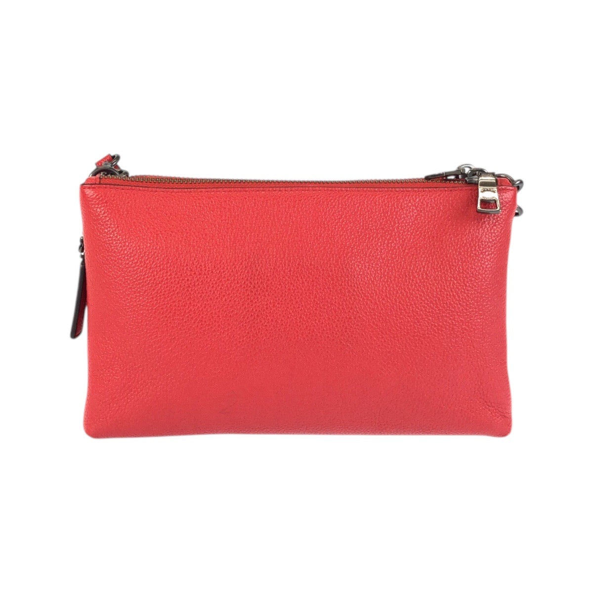 22830
COACH コーチ レイラ レッド 赤 ガンメタ金具 レザー F38273 ショルダーバッグ ポシェット レディース AB4