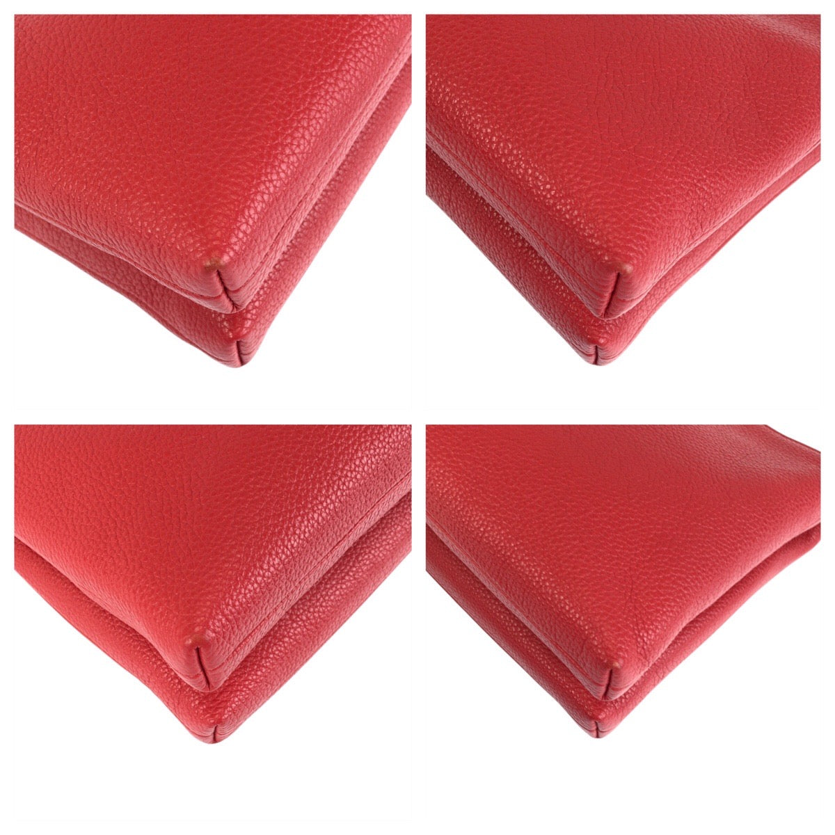 22830
COACH コーチ レイラ レッド 赤 ガンメタ金具 レザー F38273 ショルダーバッグ ポシェット レディース AB4