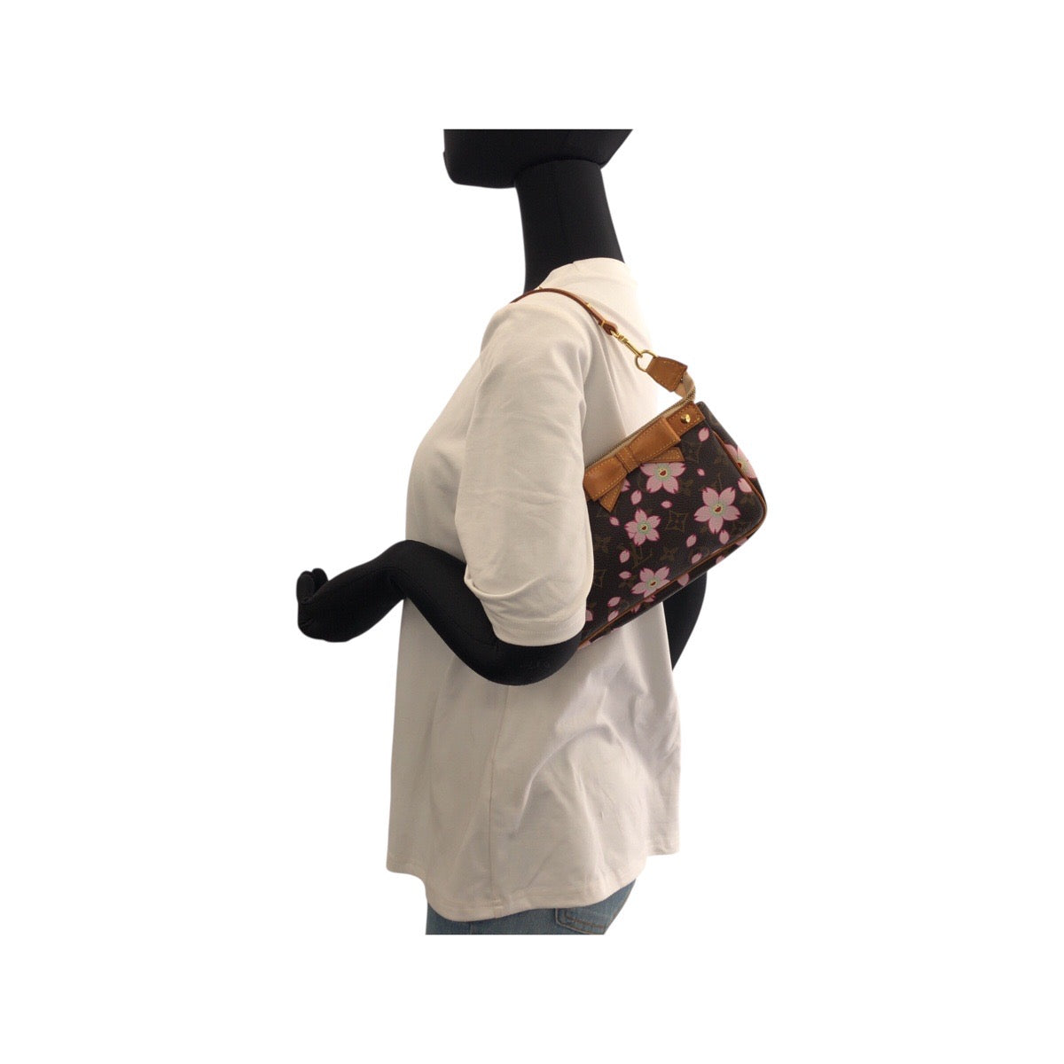 22831
LOUIS VUITTON ルイヴィトン モノグラム・チェリー ポシェット・アクセソワール ブラウン キャメル ピンク レザー / PVC M92006 ショルダーバッグ アクセサリーポーチ レディース AB100