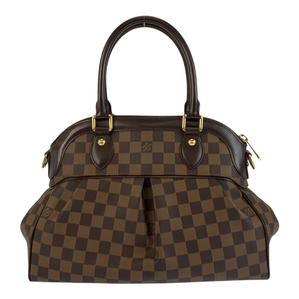 22833
LOUIS VUITTON ルイヴィトン ダミエ トレヴィ PM ブラウン ゴールド金具 PVC N51997 ハンドバッグ ショルダーバッグ 2way レディース ABP100