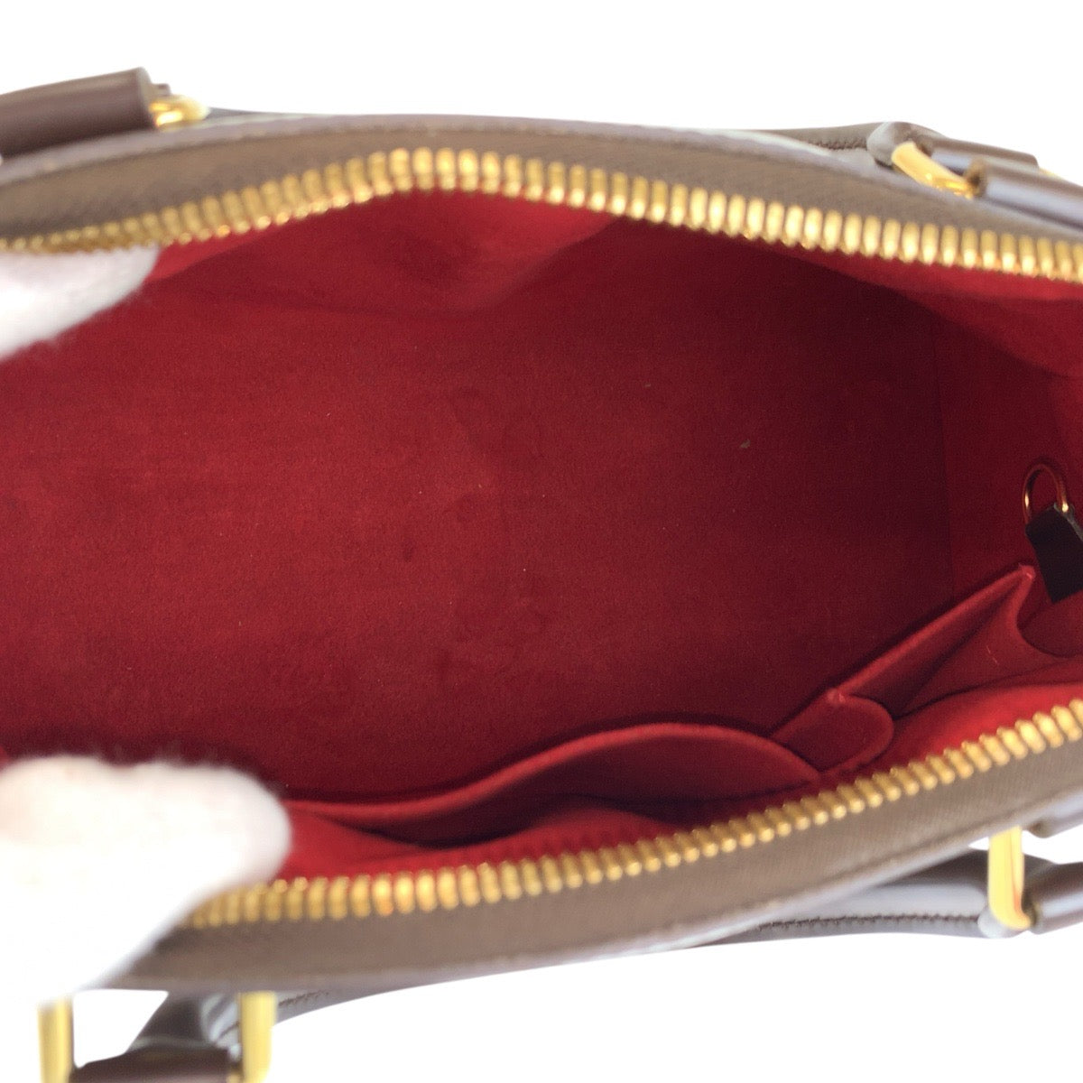 22833
LOUIS VUITTON ルイヴィトン ダミエ トレヴィ PM ブラウン ゴールド金具 PVC N51997 ハンドバッグ ショルダーバッグ 2way レディース ABP100