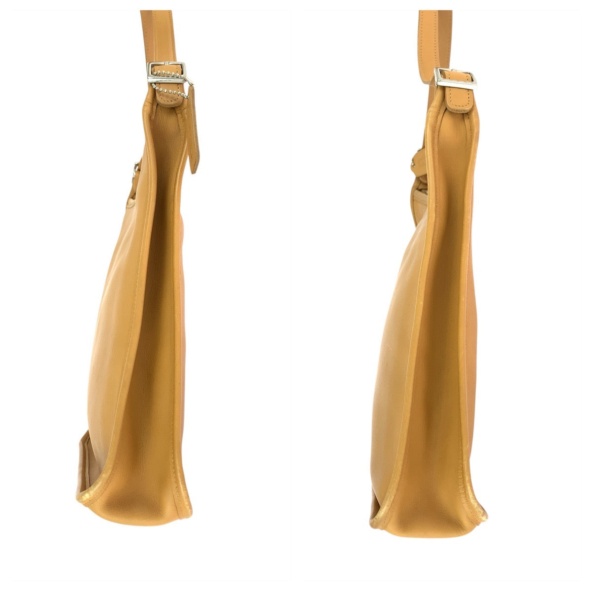 22842
COACH コーチ オールドコーチ ベージュ シルバー金具 レザー F9P 9073 ショルダーバッグ メッセンジャーバッグ レディース ABP15