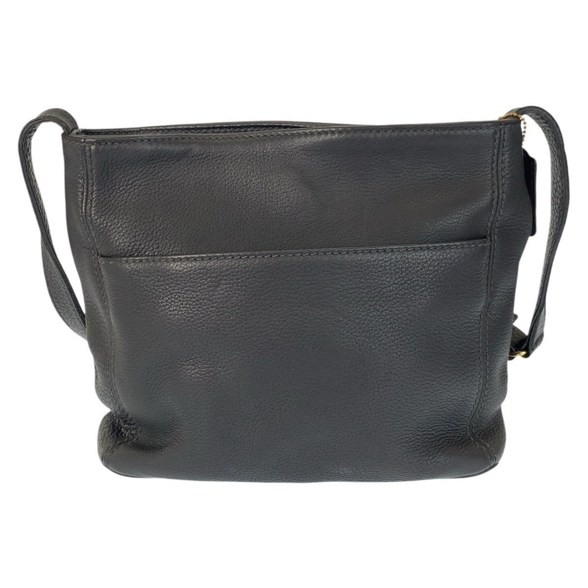 22843
COACH Vintage Old Coach Sonoma Collection Black Gold Hardware Leather 4924 Shoulder Bag Unisex Women's ABP14