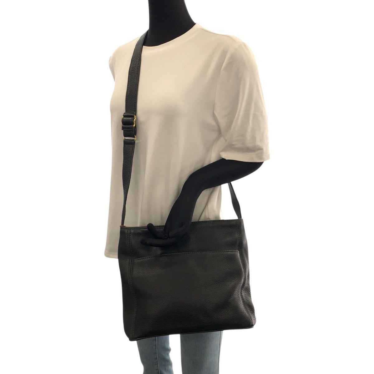 22843
COACH Vintage Old Coach Sonoma Collection Black Gold Hardware Leather 4924 Shoulder Bag Unisex Women's ABP14