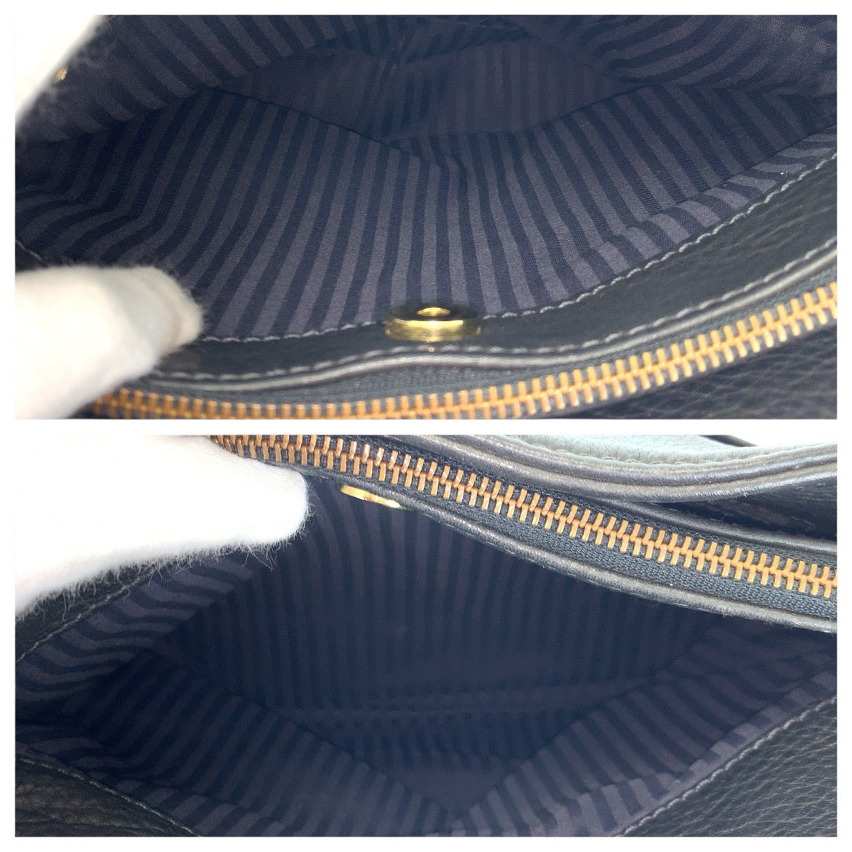 22843
COACH Vintage Old Coach Sonoma Collection Black Gold Hardware Leather 4924 Shoulder Bag Unisex Women's ABP14