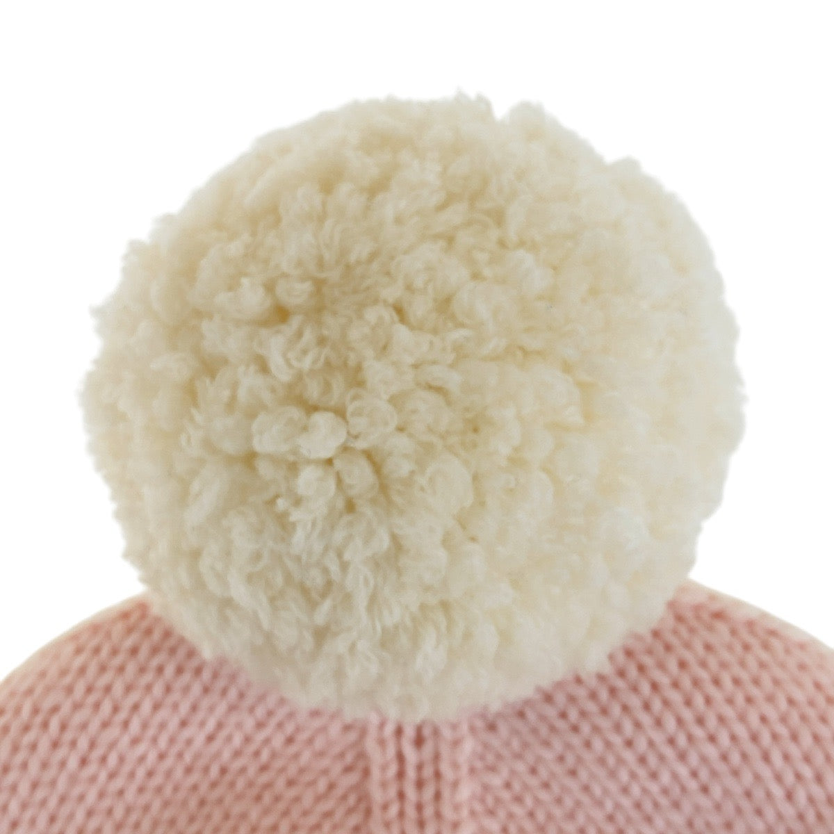 22861
LOUIS VUITTON Louis Vuitton Bonnet Morning Ram Pink White Wool M70841 Knit Cap Women's A