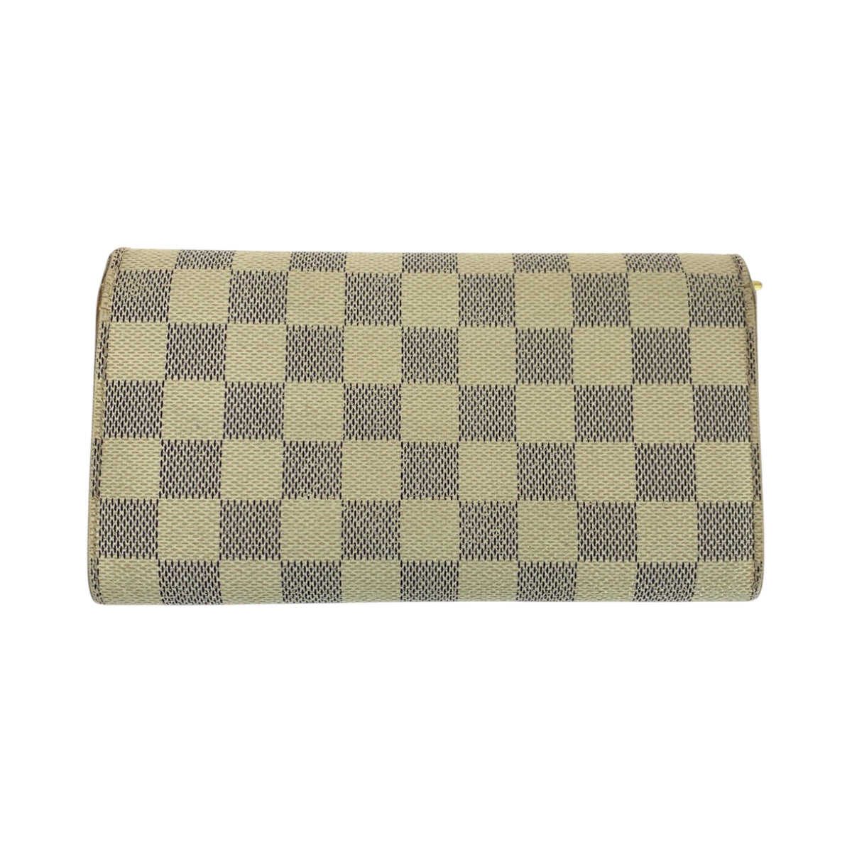 22854
LOUIS VUITTON ルイヴィトン ダミエ アズール ポルトフォイユ サラ ホワイト グレー ゴールド金具 PVC N61735 長財布 ロングウォレット レディース AB22